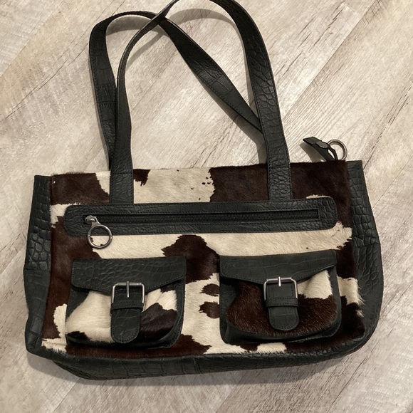 Claudia Firenze: Leather & Cowhide Purse - Picture 2 of 7